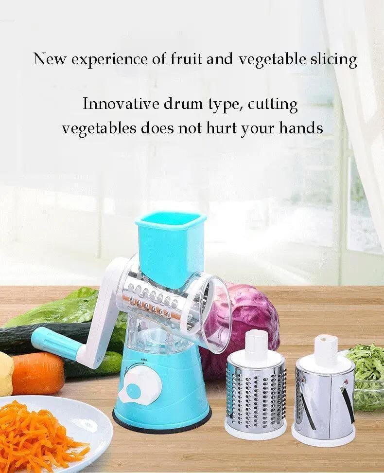 Kitchen Drum Slicer for Vegetables and Cheese